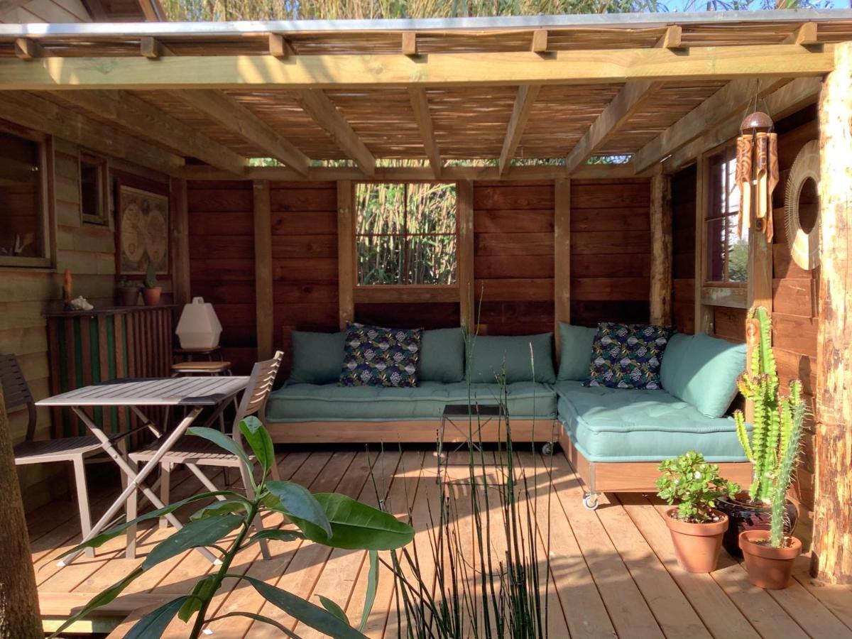 La Cabane D'Arbolateia Piscine & Spa Бидар Екстериор снимка
